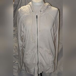 Lucky Lotus Zip Up Hoodie Sweatshirt/Jacket Women's Size Large- GUC!